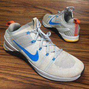 Nike Metcon DSX Flyknit 2 White/Blue/Pure Platinum 924423-140  Men's Size 13